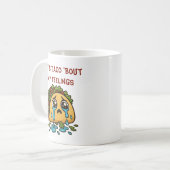 Let's Taco 'Bout My Feelings Funny Crying Taco Koffiemok (Voorkant links)