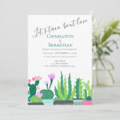 Lets taco over de liefde voor de sukkel bruiloft kaart (Staand voorkant)