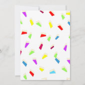 Let's Taco Over een Baby thema Kleurrijk Taco Them Kaart (Achterkant)