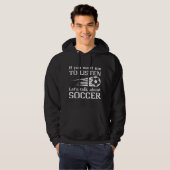 Let's Talk About Soccer Hoodie (Voorkant volledig)