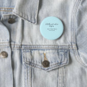 lets the adventure begins bridal shower add name d ronde button 5,7 cm (In situ)