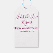 lets the fun begins happy new year name year simpl cadeaulabel (Achterkant)