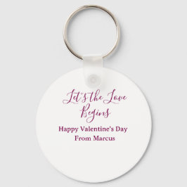 lets the fun begins happy new year name year simpl sleutelhanger