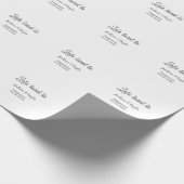 Let's toast to engagement party name date elegant  cadeaupapier (Hoek)