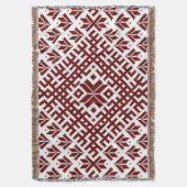 Lets traditioneel Auseklis-ontwerp Deken (Voorkant Verticaal)