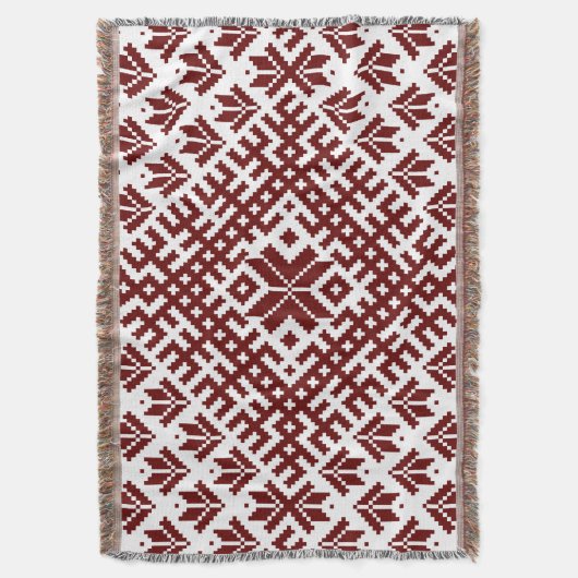 Lets traditioneel Auseklis-ontwerp Deken (Voorkant Verticaal)