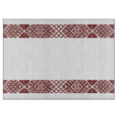 Lets traditioneel ontwerp van de Lielvarde-gordel Snijplank (Voorkant)