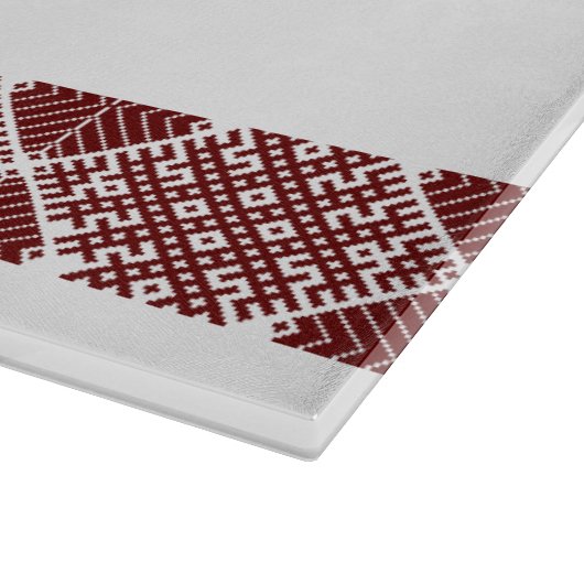 Lets traditioneel ontwerp van de Lielvarde-gordel Snijplank (Hoek)