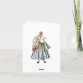 Lets Tradtitional kostuum Nica Kaart (Achterkant)