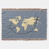 Let's travel the world illustration deken (Voorkant)