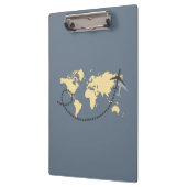 Let's travel the world illustration klembord (Links)