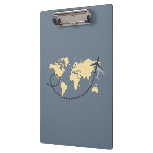 Let's travel the world illustration klembord (Links)