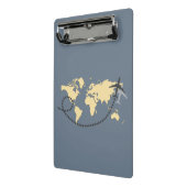 Let's travel the world illustration mini klembord (Angled2)