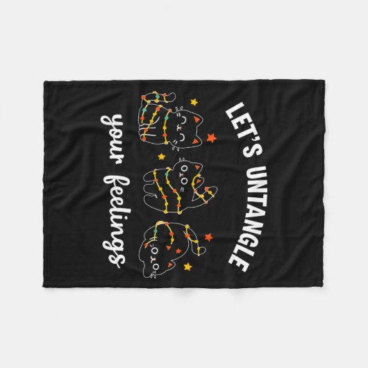 Let's Untangle Your Feelings School Counselor Chri Fleece Deken (Voorkant (Horizontaal))