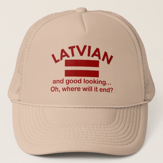 Lets voor een goed uiterlijk trucker pet (Voorkant)
