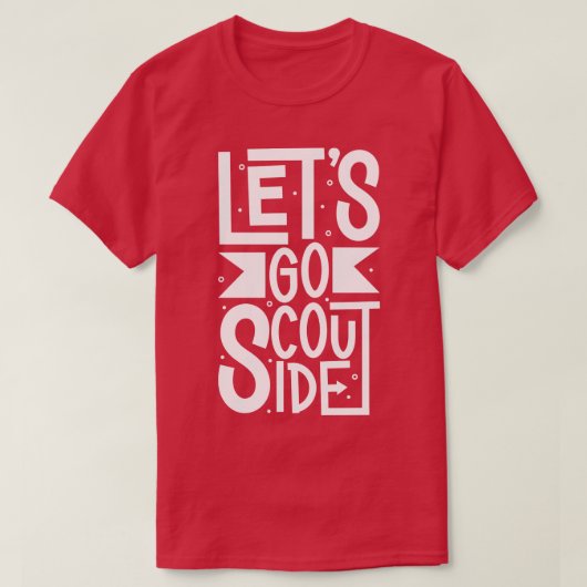 Lets voor scouts t-shirt (Design voorkant)