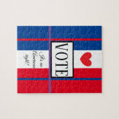 Let's VOTE!  Legpuzzel (Horizontaal)