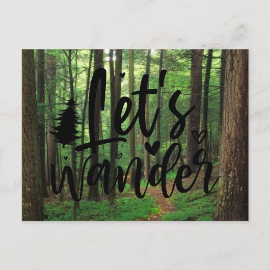 Lets Wander Briefkaart (Voorkant)