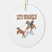Lets Wrangle Keramisch Ornament (Links)
