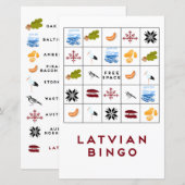 Letse bingo Kaart versie 5 (Voorkant / Achterkant)