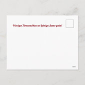 Letse kerstvolkslied feestdagenkaart (Achterkant)