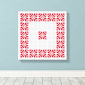 Letse morning SUN geometrisch patroon I Canvas Afdruk (Insitu (Houten vloer))