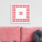 Letse morning SUN geometrisch patroon I Canvas Afdruk (Insitu (Woonkamer))