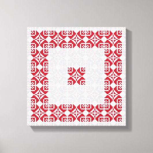 Letse morning SUN geometrisch patroon I Canvas Afdruk (Voorkant)