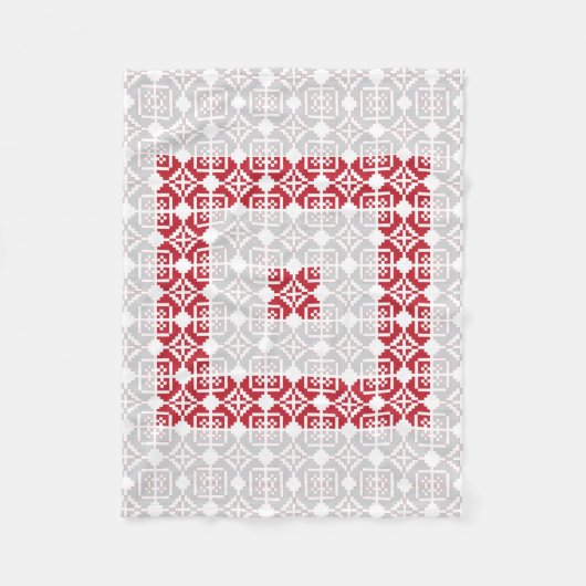 Letse morning SUN geometrisch patroon I Fleece Deken (Voorkant)