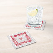 Letse morning SUN geometrisch patroon I Kartonnen Onderzetters (Insitu)