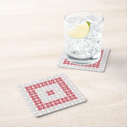 Letse morning SUN geometrisch patroon I Kartonnen Onderzetters (Insitu)