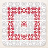 Letse morning SUN geometrisch patroon I Kartonnen Onderzetters (Voorkant)