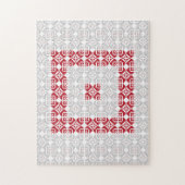 Letse morning SUN geometrisch patroon I Legpuzzel (Verticaal)