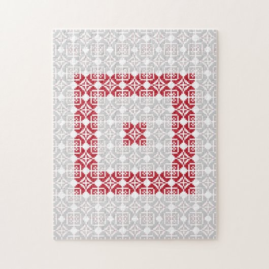 Letse morning SUN geometrisch patroon I Legpuzzel (Verticaal)