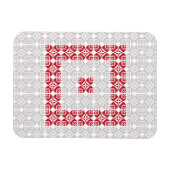 Letse morning SUN geometrisch patroon I Magneet (Horizontaal)