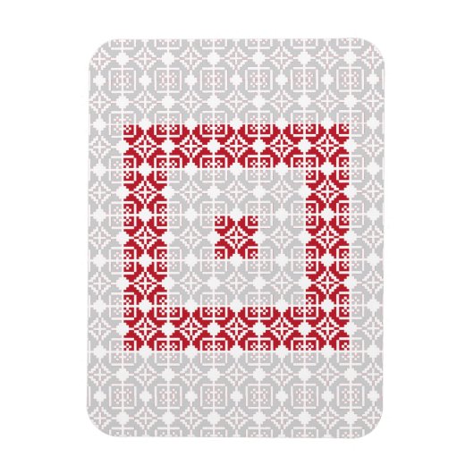 Letse morning SUN geometrisch patroon I Magneet (Verticaal)