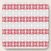 Letse morning SUN geometrisch patroon II Bier Onderzetter (Voorkant)