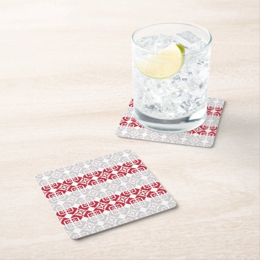 Letse morning SUN geometrisch patroon II Kartonnen Onderzetters (Insitu)