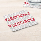 Letse morning SUN geometrisch patroon II Kartonnen Onderzetters (Schuin)