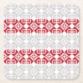 Letse morning SUN geometrisch patroon II Kartonnen Onderzetters (Voorkant)