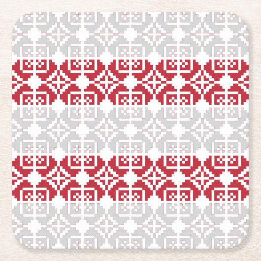 Letse morning SUN geometrisch patroon II Kartonnen Onderzetters (Voorkant)