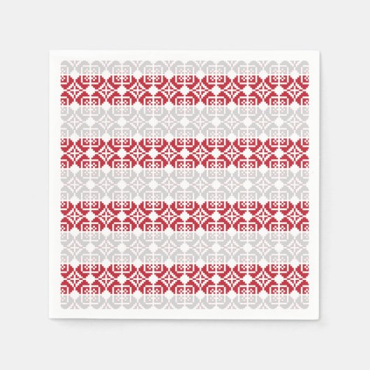 Letse morning SUN geometrisch patroon II Servetten (Voorkant)