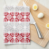 Letse morning SUN geometrisch patroon II Theedoek (Quarter Fold)