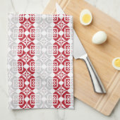 Letse morning SUN geometrisch patroon II Theedoek (Quarter Fold)