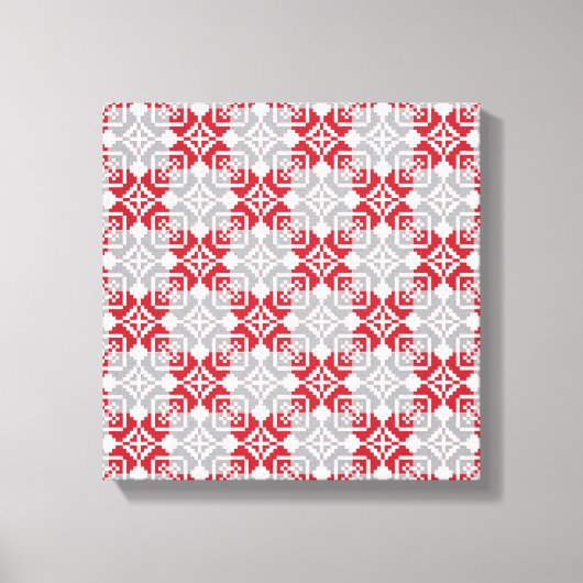 Letse morning SUN geometrisch patroon III Canvas Afdruk (Voorkant)