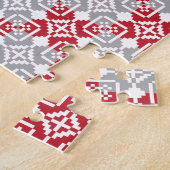 Letse morning SUN geometrisch patroon III Legpuzzel (Zijkant)