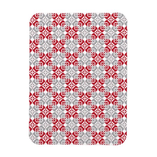 Letse morning SUN geometrisch patroon III Magneet (Verticaal)