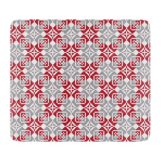 Letse morning SUN geometrisch patroon III Snijplank (Voorkant)