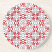 Letse morning SUN geometrisch patroon III Zandsteen Onderzetter (Voorkant)