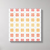 Letse morning SUN geometrisch patroon IV Canvas Afdruk (Voorkant)